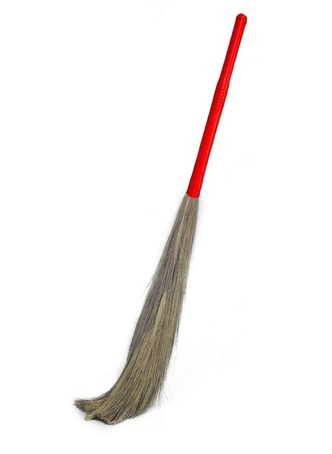 ZINGARO Soft Grass Floor Cleaning Broom | for Home & Office Cleaning | Dust Free | Multi-Color | (Phool Jhadu) Pack of 1 - Image 1
